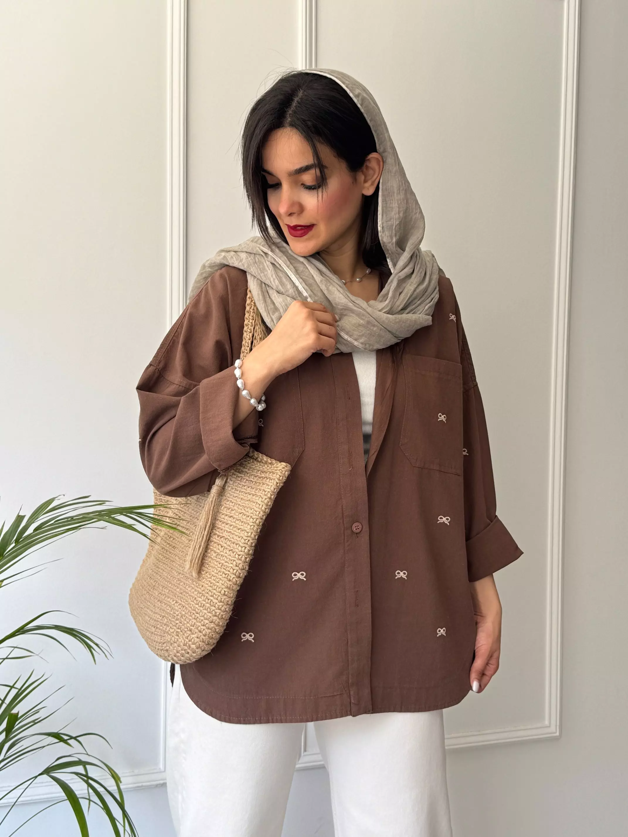 مانتو شومیزی گلدوزی نفس - استایل تو